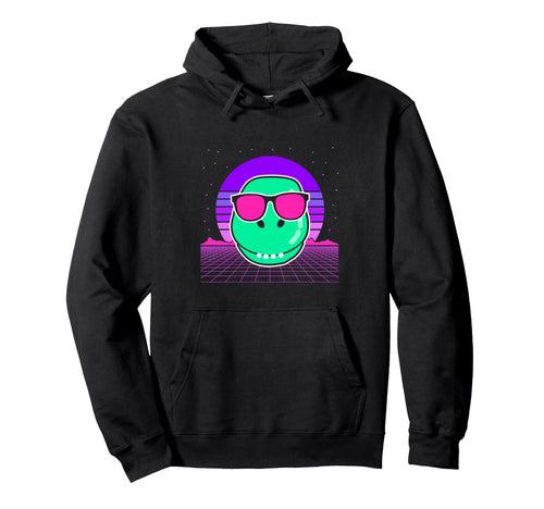 Aesthetic Vaporwave Outfits Dinosaur Dino Hoodie - Trendy Graphic Unisex - T-Shirt, Sweatshirt, Hoodie