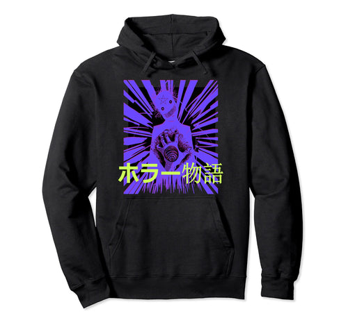 Horror Manga Demon Harajuku Japanese Hoodie - Streetwear Style for Adults - T-Shirt, Sweatshirt, Hoodie