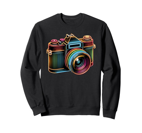 Camera Photographer Photography Sweatshirt - Graphic Print Unisex - T-Shirt, Sweatshirt, Hoodie
