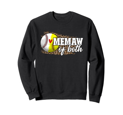 Memaw Both Proud Memaw Baseball Sweatshirt - Novelty Apparel Men Women - T-Shirt, Sweatshirt, Hoodie