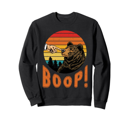 Boop Bear Nose Meme Funny National Sweatshirt - Unique Graphic for Adults - T-Shirt, Sweatshirt, Hoodie