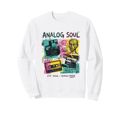 Camera Cassette 80S 90S Music Sweatshirt - Unique Graphic for Adults - T-Shirt, Sweatshirt, Hoodie