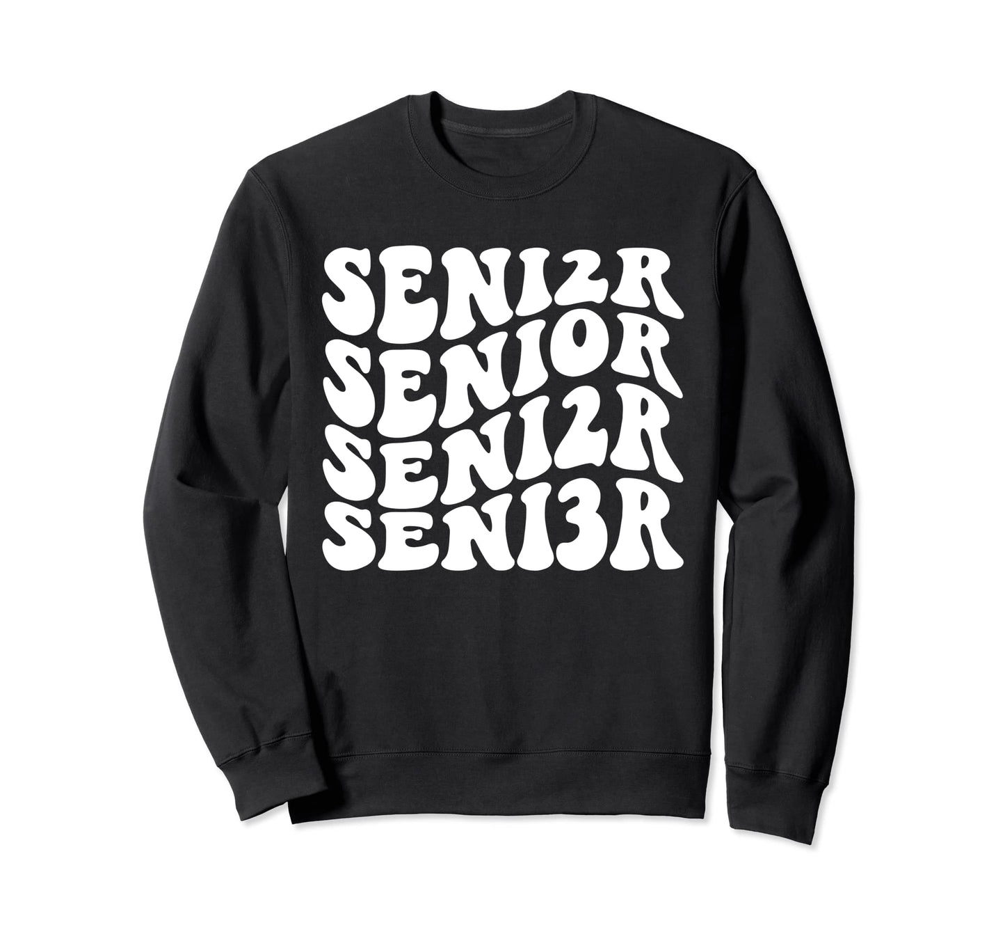 Groovy Boho Senior 2023 Sweatshirt - Aesthetic Graphic for Adults - T-Shirt, Sweatshirt, Hoodie