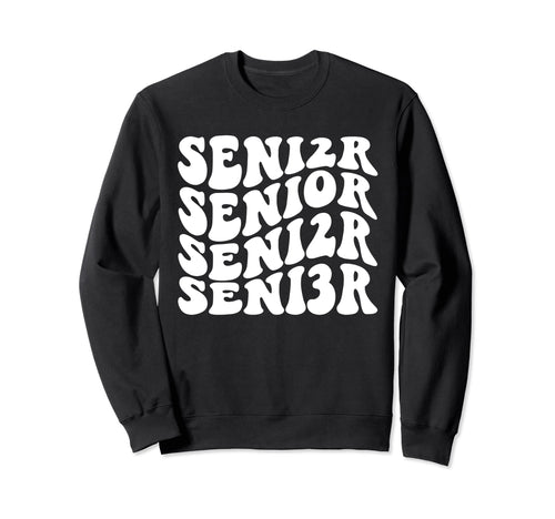 Groovy Boho Senior 2023 Sweatshirt - Aesthetic Graphic for Adults - T-Shirt, Sweatshirt, Hoodie