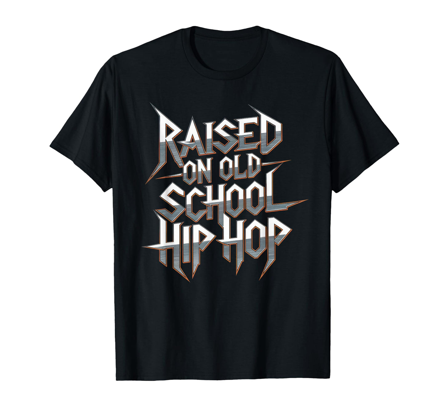 Raised Old School Hip Hop Cassette T-Shirt - Trendy Graphic Unisex - T-Shirt, Sweatshirt, Hoodie
