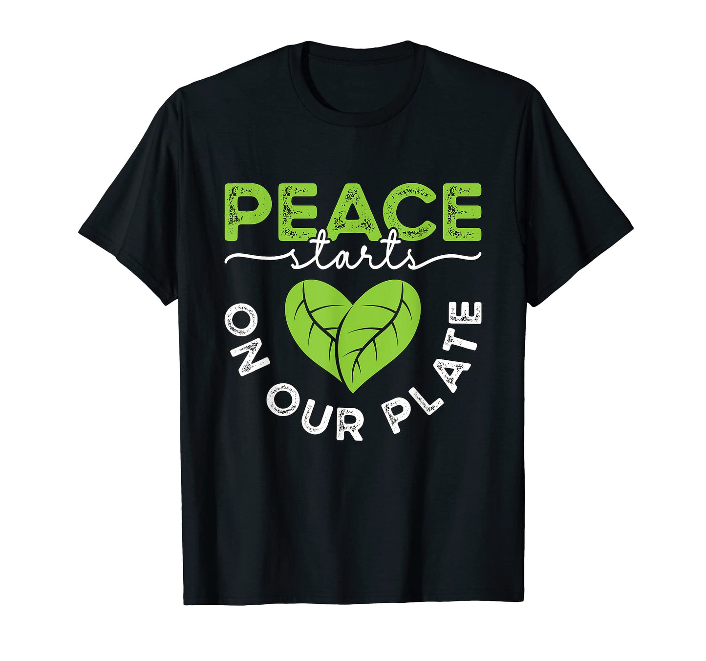 Peace Starts Our Plate Loves Cooking T-Shirt - Aesthetic Graphic Unisex - T-Shirt, Sweatshirt, Hoodie