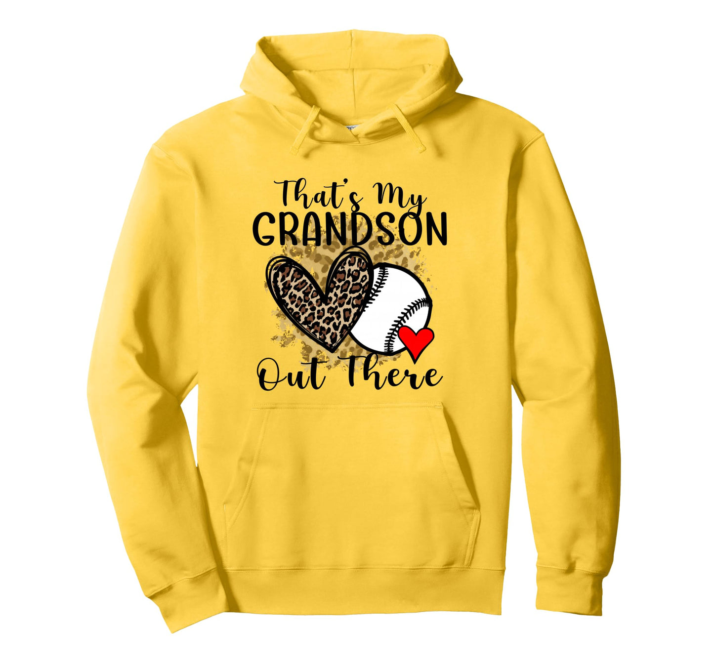 Grandma Grandpa Baseball Funny Hoodie - Fun Novelty Design for Adults - T-Shirt, Sweatshirt, Hoodie