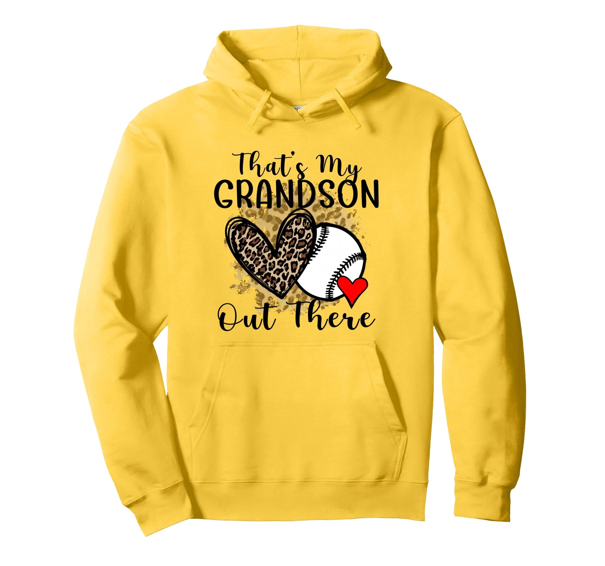 Grandma Grandpa Baseball Funny Hoodie - Fun Novelty Design for Adults - T-Shirt, Sweatshirt, Hoodie