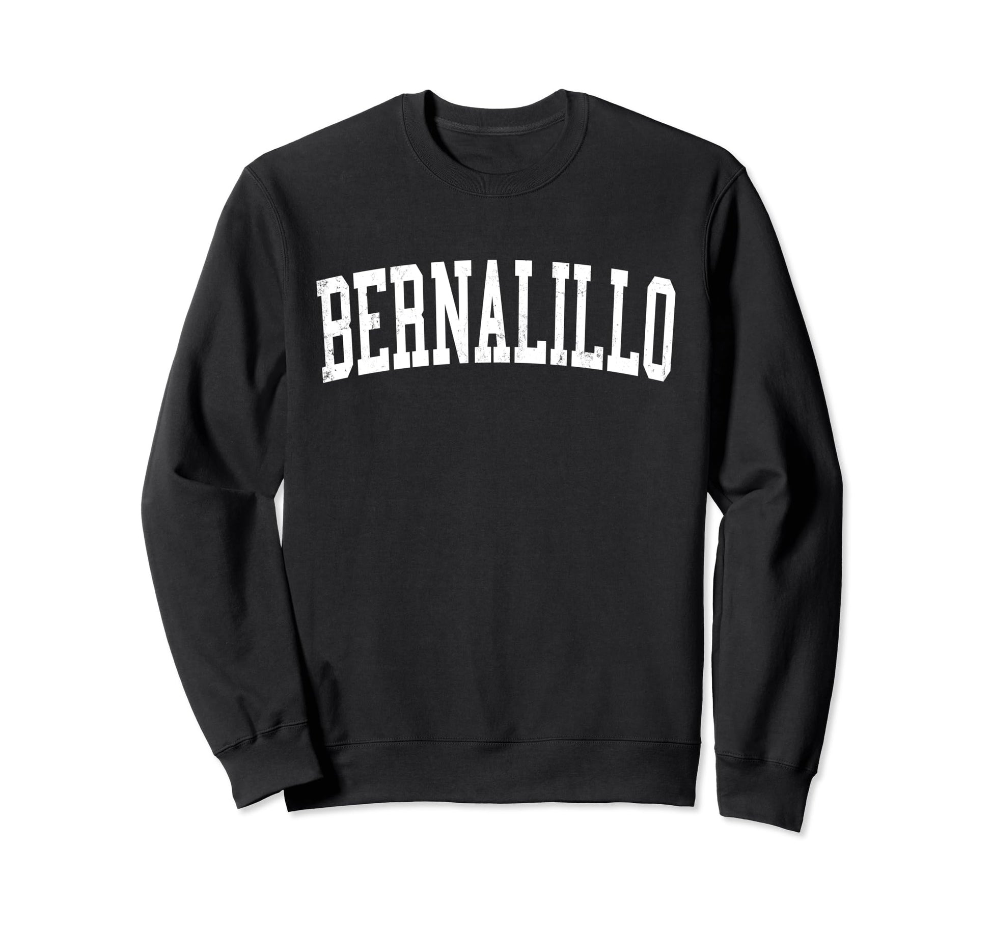 Bernalillo Nm Distressed White Sweatshirt - Custom Art Print for Adults - T-Shirt, Sweatshirt, Hoodie