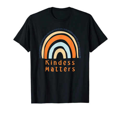 Inspirational Rainbow Kindness Matters T-Shirt - Custom Art Print Unisex - T-Shirt, Sweatshirt, Hoodie