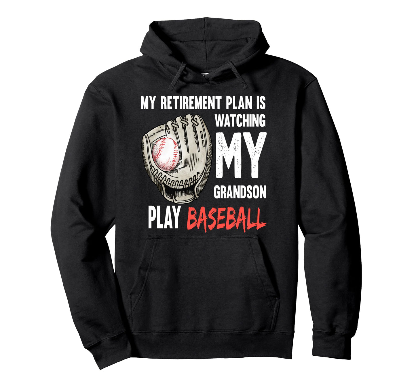 My Retirement Plan Is Watching My Hoodie - Minimalist Print for Adults - T-Shirt, Sweatshirt, Hoodie