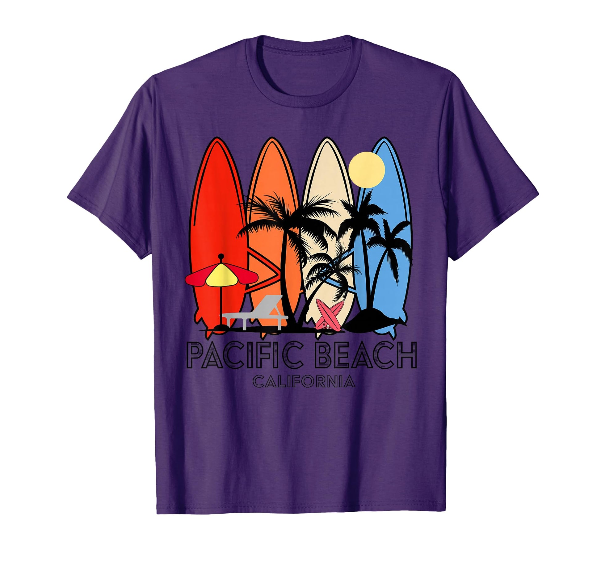 Pacific Beach California T-Shirt - Casual Everyday Wear for Adults - T-Shirt, Sweatshirt, Hoodie