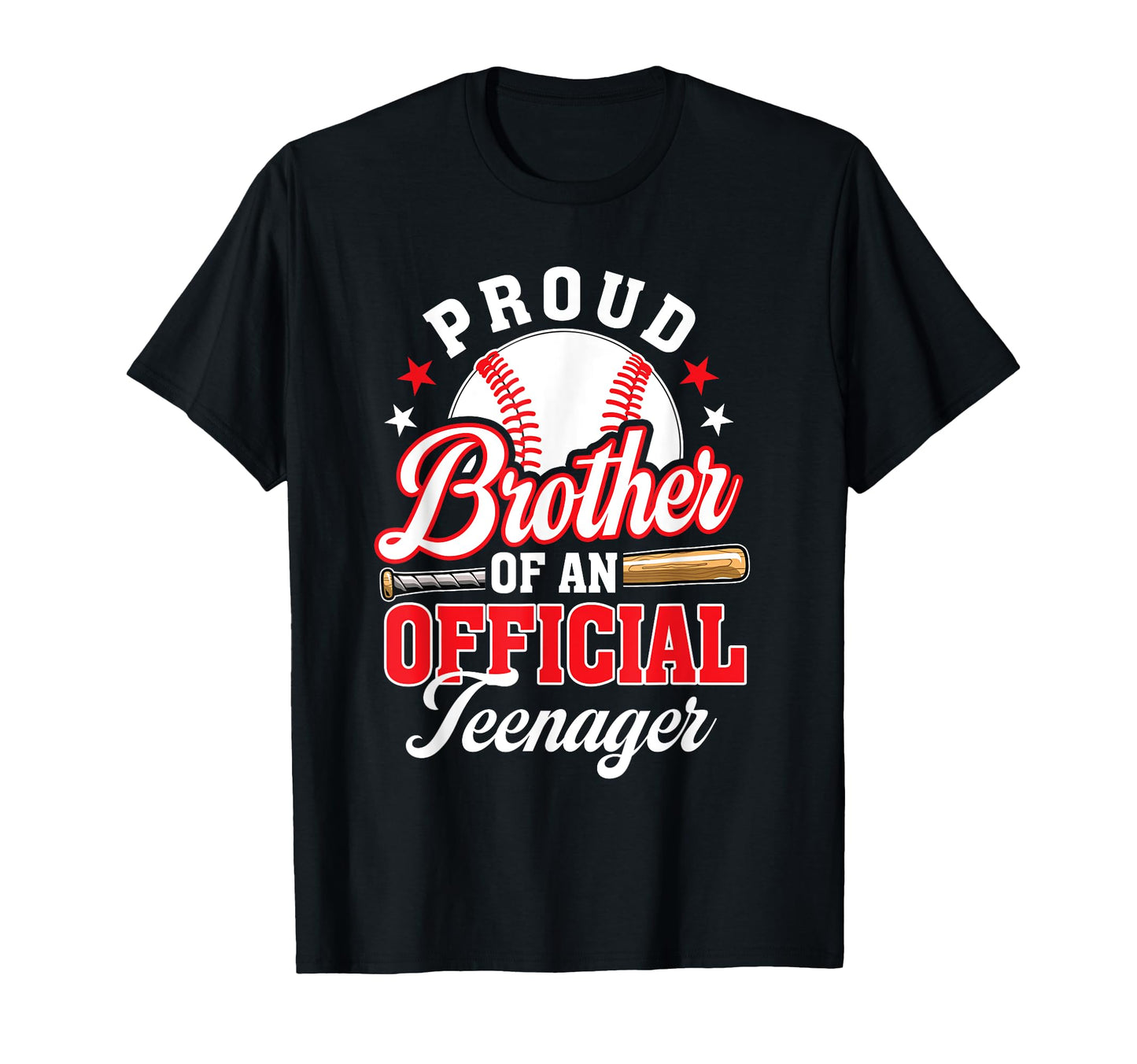 Proud Brother Teenager Birthday T-Shirt - Minimalist Print for Adults - T-Shirt, Sweatshirt, Hoodie