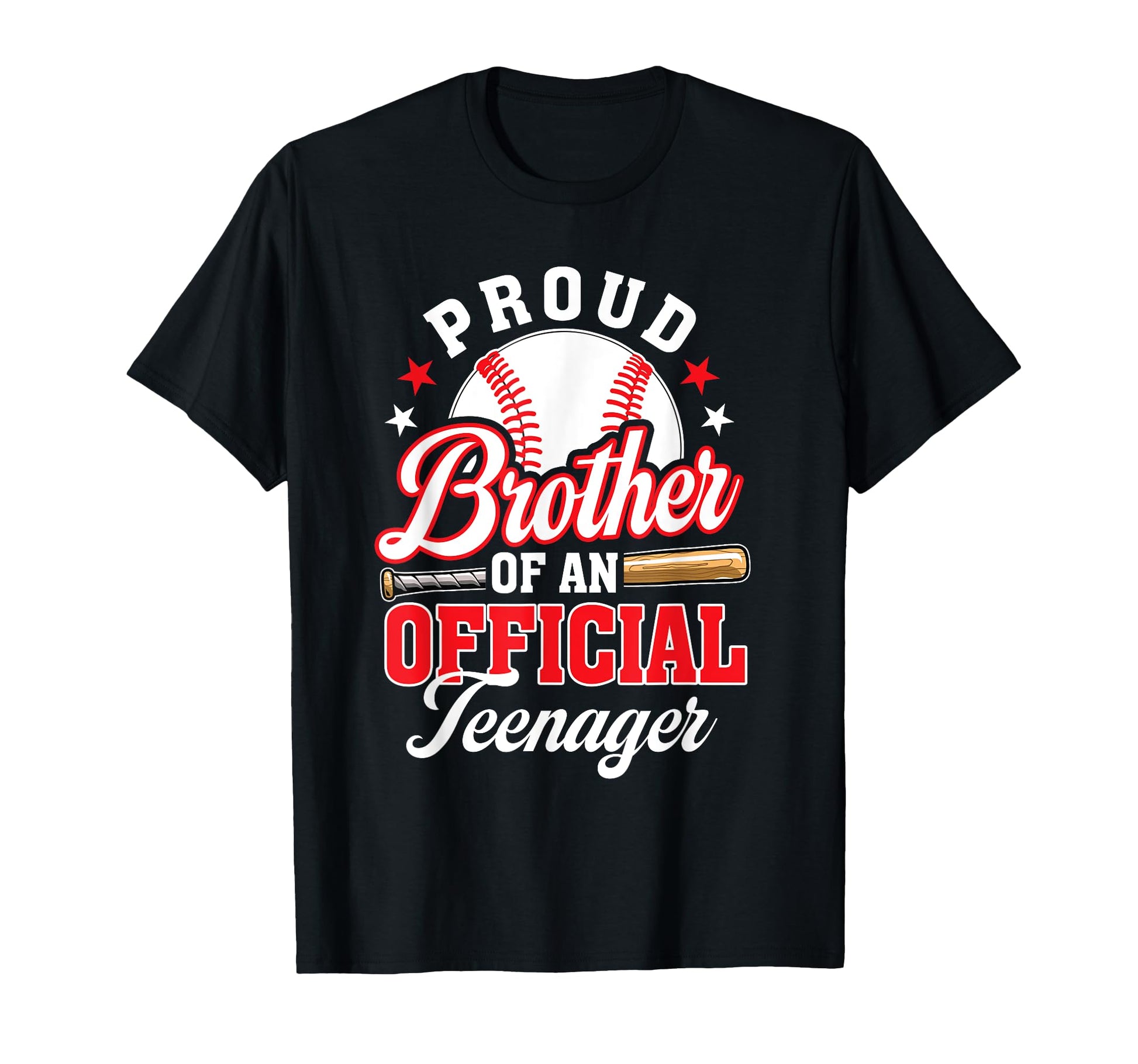 Proud Brother Teenager Birthday T-Shirt - Minimalist Print for Adults - T-Shirt, Sweatshirt, Hoodie