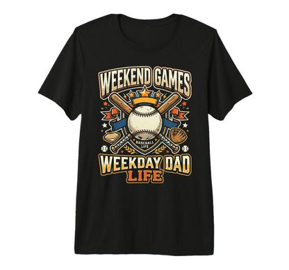 Baseball Dad Baseballer Daddy Baseball T-Shirt - Unique Graphic for Adults - T-Shirt, Sweatshirt, Hoodie