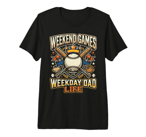Baseball Dad Baseballer Daddy Baseball T-Shirt - Unique Graphic for Adults - T-Shirt, Sweatshirt, Hoodie