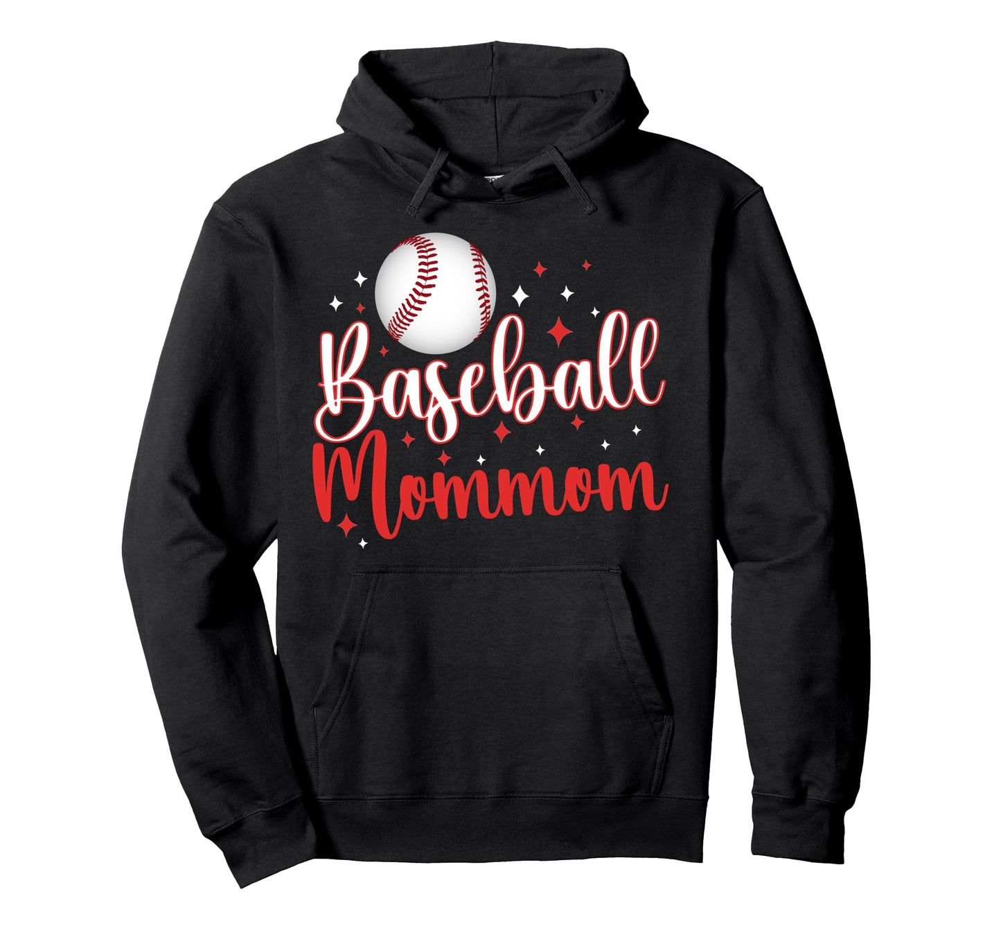 Baseball Mommom Baseball Player Mommom Hoodie - Novelty Apparel Men Women - T-Shirt, Sweatshirt, Hoodie