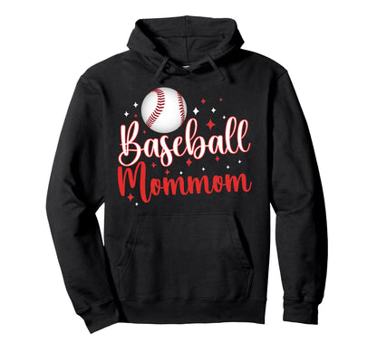 Baseball Mommom Baseball Player Mommom Hoodie - Novelty Apparel Men Women - T-Shirt, Sweatshirt, Hoodie