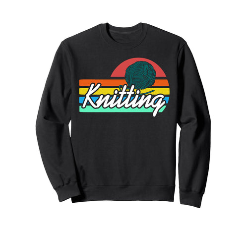 Knitting Yarn Ball Rainbow Sweatshirt - Casual Everyday Wear Men Women - T-Shirt, Sweatshirt, Hoodie