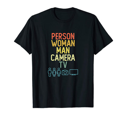 Person Camera Tv Symbols Anti Trump T-Shirt - Streetwear Style for Adults - T-Shirt, Sweatshirt, Hoodie