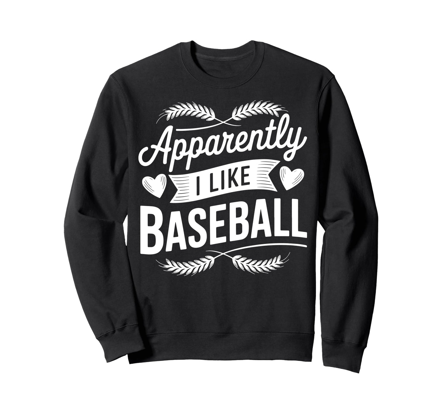 Baseball Mom Baseball Husband Sweatshirt - Fun Novelty Design for Adults - T-Shirt, Sweatshirt, Hoodie