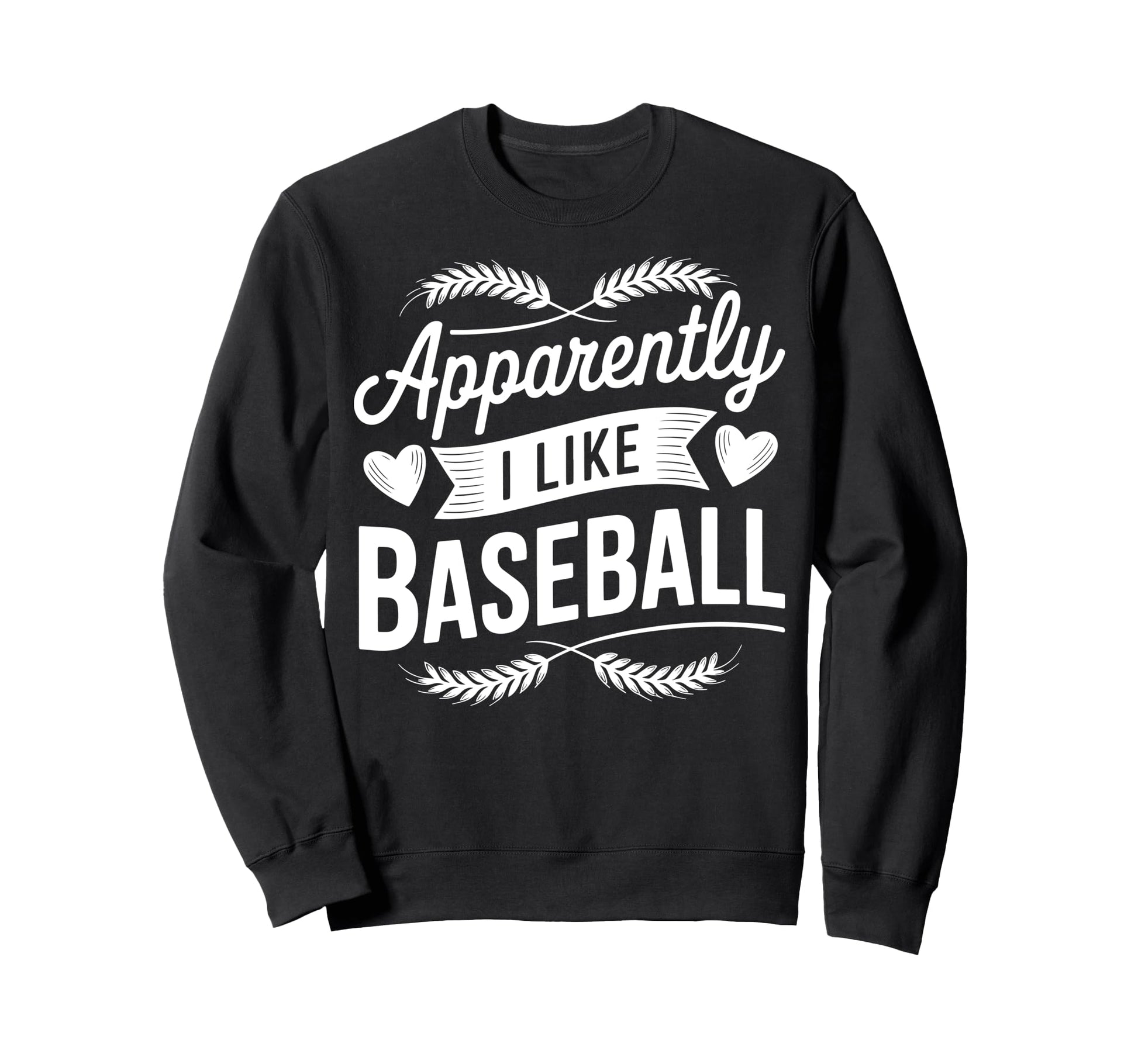 Baseball Mom Baseball Husband Sweatshirt - Fun Novelty Design for Adults - T-Shirt, Sweatshirt, Hoodie