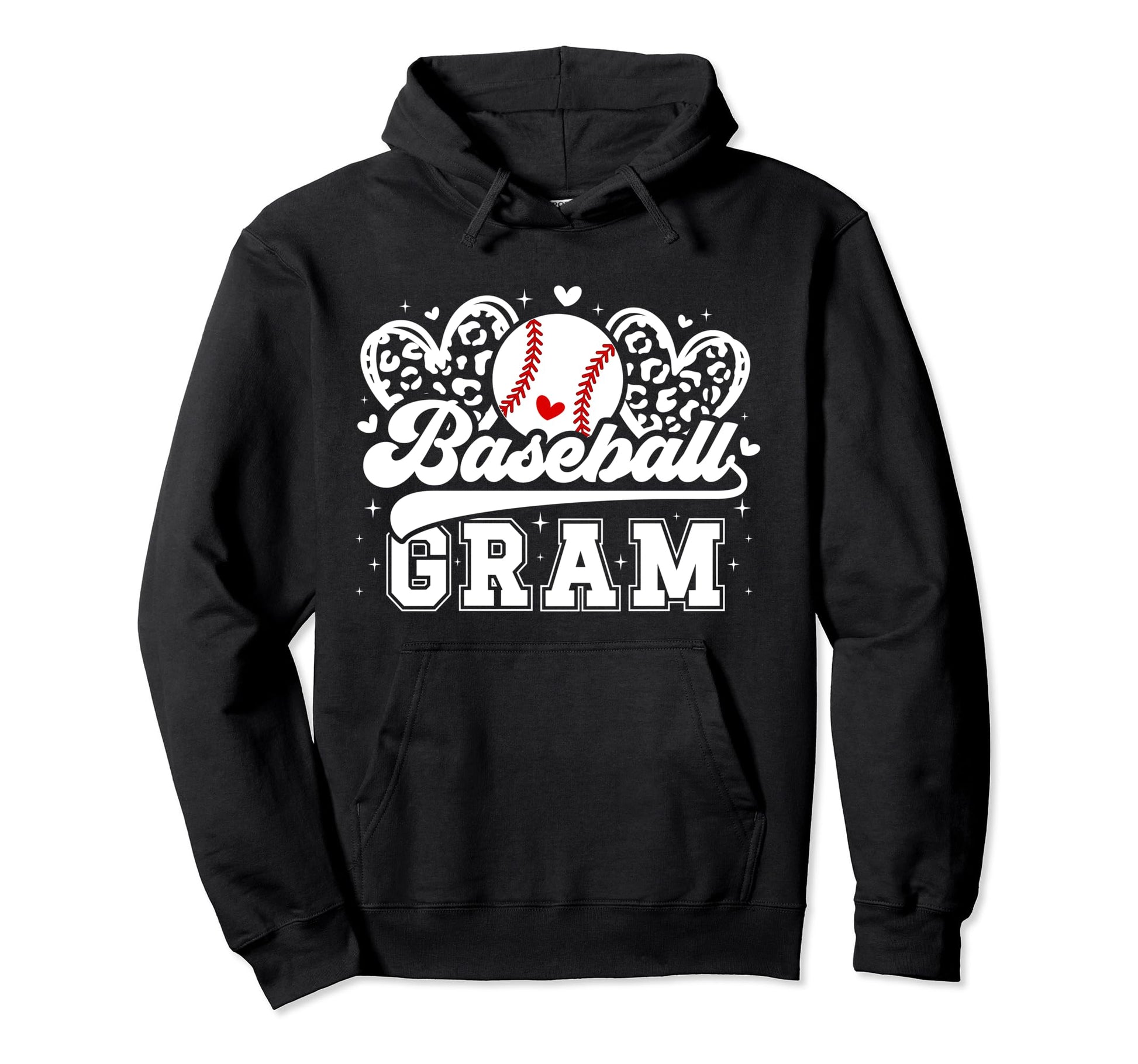 Baseball Gram Grandma Gram Baseball Hoodie - Custom Art Print Unisex - T-Shirt, Sweatshirt, Hoodie