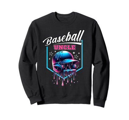 Baseball Uncle Ice Cream Drip Sweatshirt - Streetwear Style Unisex - T-Shirt, Sweatshirt, Hoodie