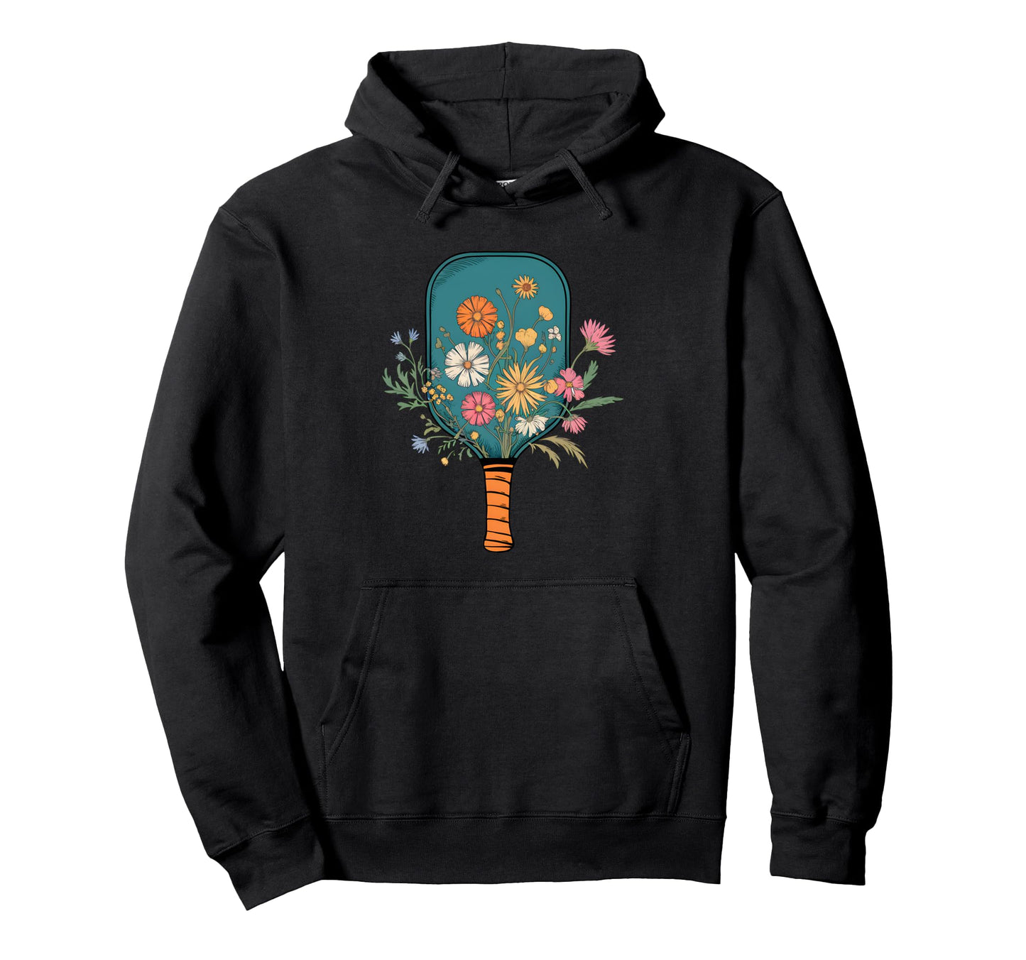 Bohemian Pickleball Paddle Boho Outfit Hoodie - Graphic Print Men Women - T-Shirt, Sweatshirt, Hoodie