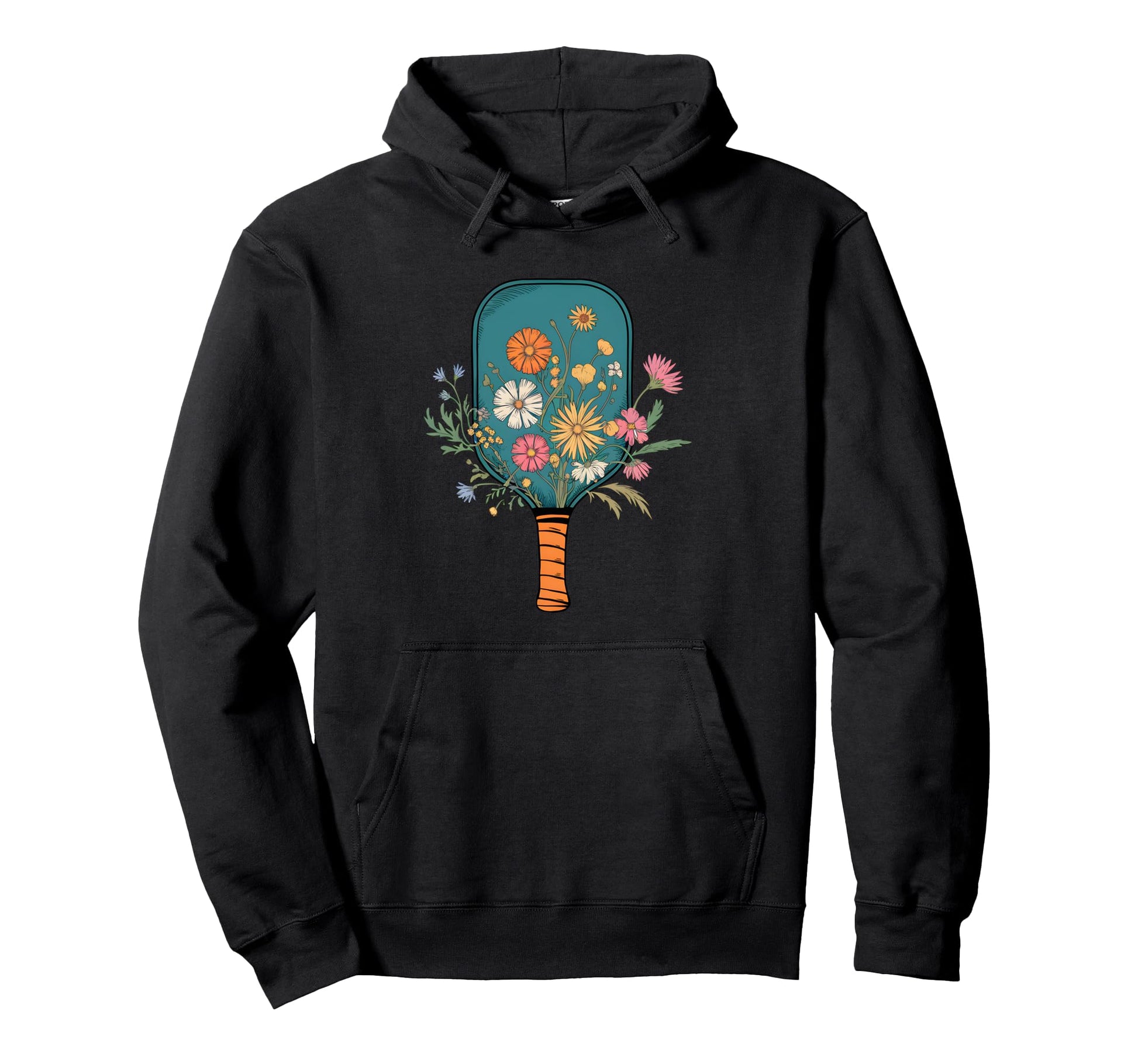 Bohemian Pickleball Paddle Boho Outfit Hoodie - Graphic Print Men Women - T-Shirt, Sweatshirt, Hoodie
