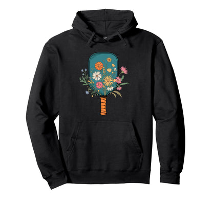 Bohemian Pickleball Paddle Boho Outfit Hoodie - Graphic Print Men Women - T-Shirt, Sweatshirt, Hoodie