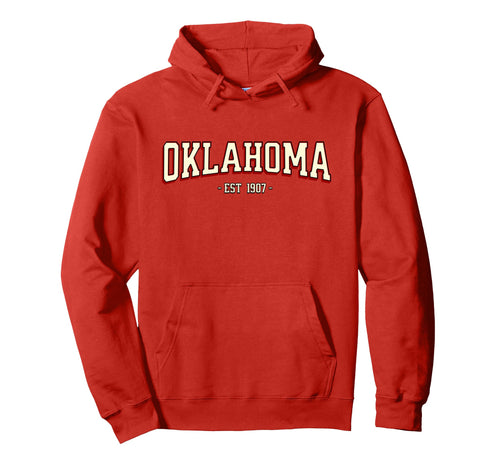 Ok Varsity Oklahoma Hoodie - Graphic Print Men Women - T-Shirt, Sweatshirt, Hoodie