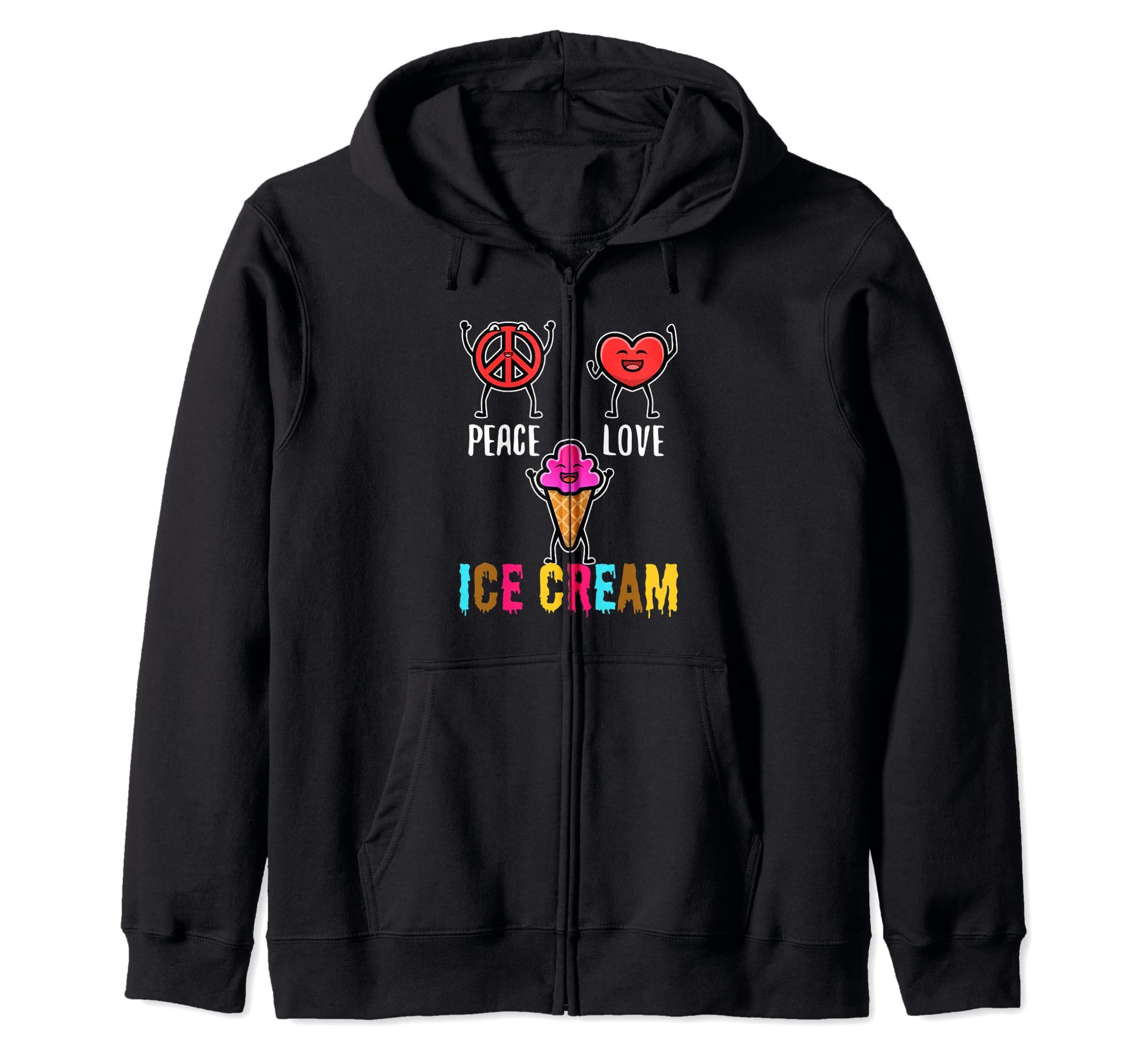Summer Ice Creme Lover Vanilla Hoodie - Custom Art Print Men Women - T-Shirt, Sweatshirt, Hoodie