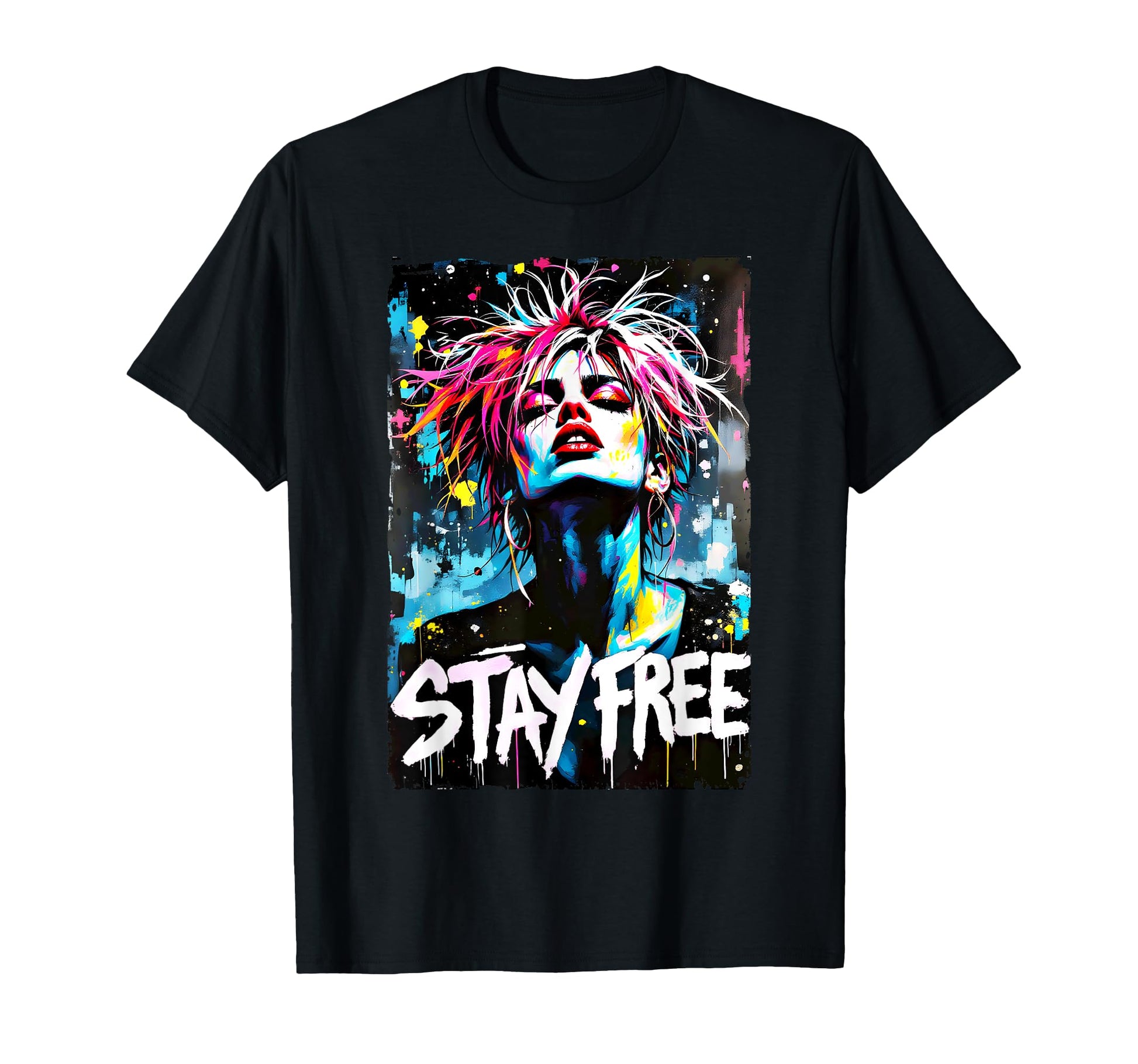 Punk 90S Grunge Graffiti Street Art T-Shirt - Graphic Print Men Women - T-Shirt, Sweatshirt, Hoodie