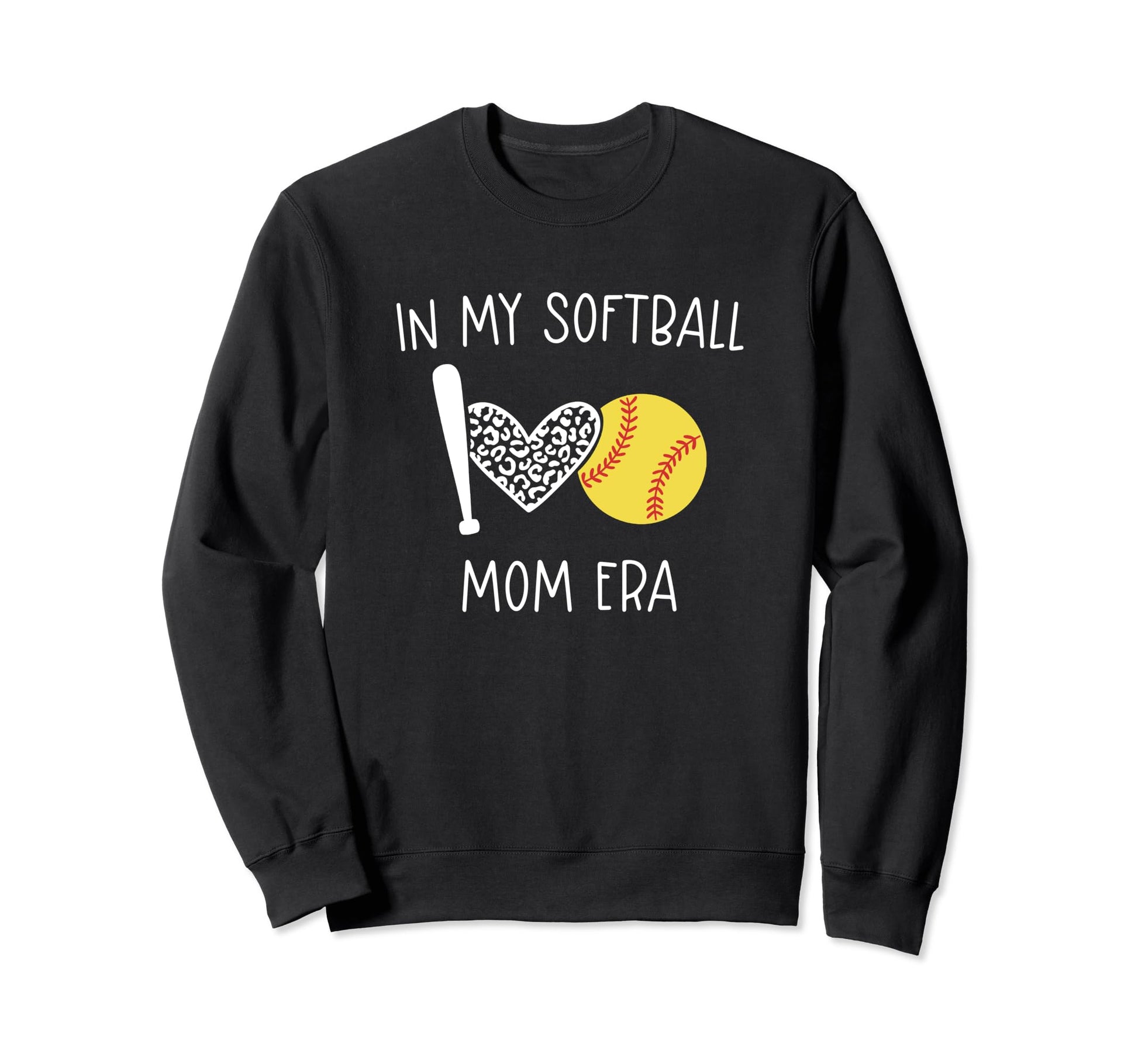Softball Mom Gift My Softball Mom Sweatshirt - Fun Novelty Design Unisex - T-Shirt, Sweatshirt, Hoodie