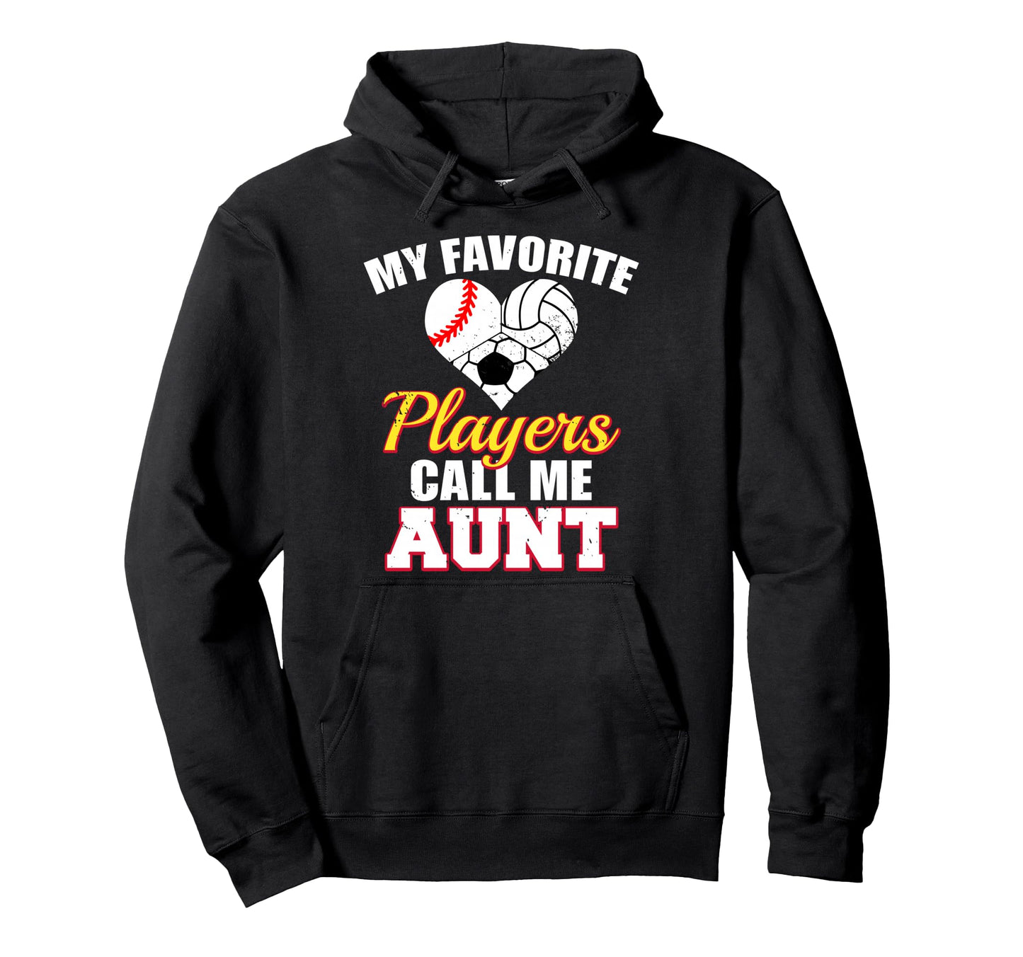 My Favorite Baseball Volleyball Soccer Hoodie - Custom Art Print Unisex - T-Shirt, Sweatshirt, Hoodie