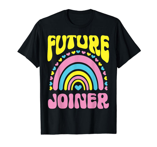 Future Joiner Bright Rainbow Occupation T-Shirt - Unique Graphic Men Women - T-Shirt, Sweatshirt, Hoodie