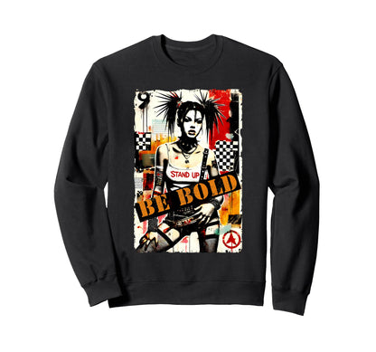 Punk Graffiti 90S Grunge Sweatshirt - Aesthetic Graphic for Adults - T-Shirt, Sweatshirt, Hoodie