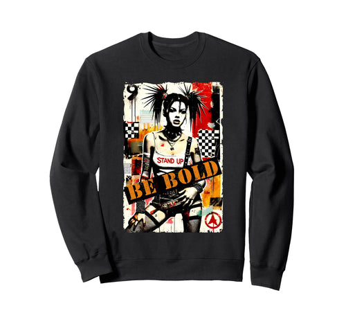 Punk Graffiti 90S Grunge Sweatshirt - Aesthetic Graphic for Adults - T-Shirt, Sweatshirt, Hoodie