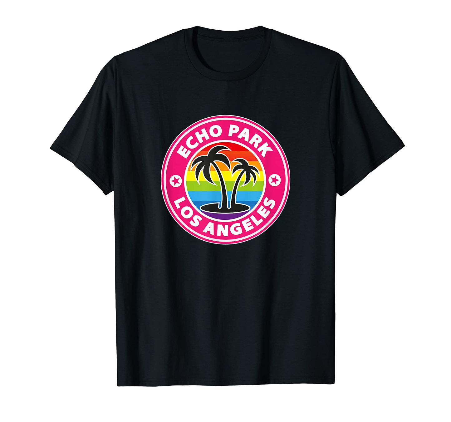 Echo Park Los Angeles California Surf T-Shirt - Graphic Print Unisex - T-Shirt, Sweatshirt, Hoodie