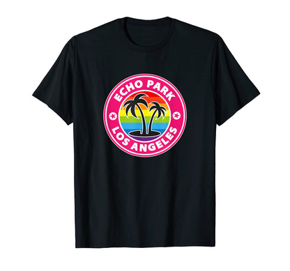 Echo Park Los Angeles California Surf T-Shirt - Graphic Print Unisex - T-Shirt, Sweatshirt, Hoodie
