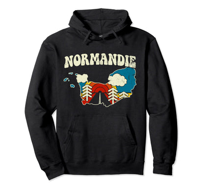 Normandie France French Region Hoodie - Casual Everyday Wear for Adults - T-Shirt, Sweatshirt, Hoodie