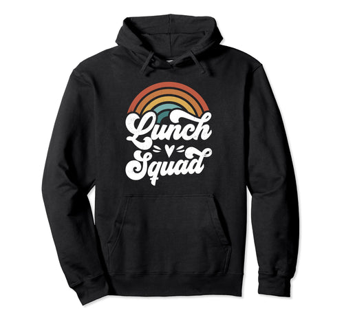 Cafeteria Manager Groovy Rainbow Hoodie - Novelty Apparel Men Women - T-Shirt, Sweatshirt, Hoodie