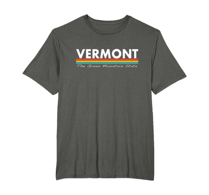 Vermont Stripes T-Shirt - Aesthetic Graphic Unisex - T-Shirt, Sweatshirt, Hoodie