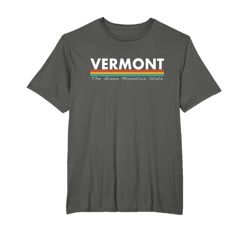 Vermont Stripes T-Shirt - Aesthetic Graphic Unisex - T-Shirt, Sweatshirt, Hoodie