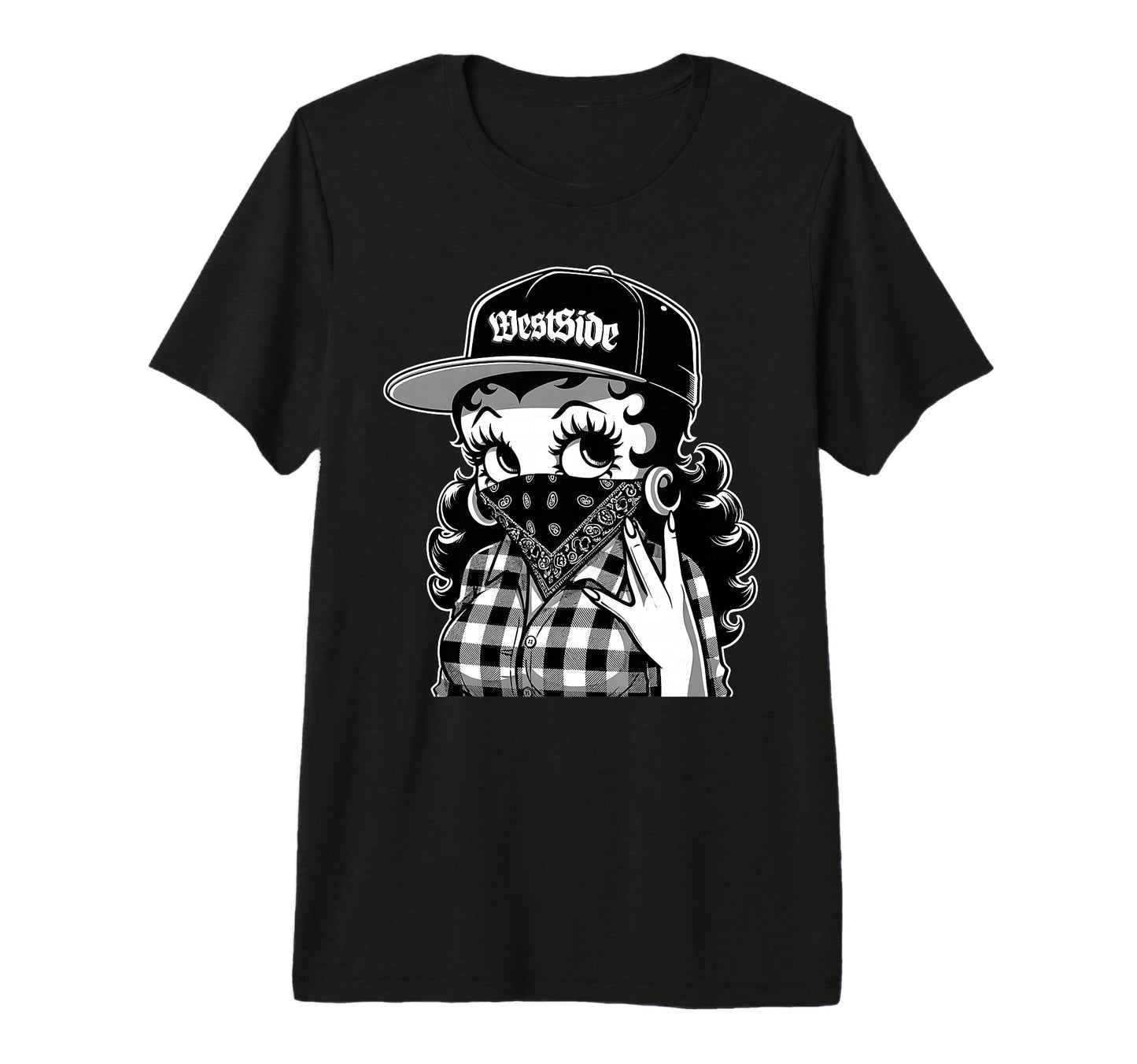 Westside Hand Sign Gang West Coast T-Shirt - Novelty Apparel for Adults - T-Shirt, Sweatshirt, Hoodie