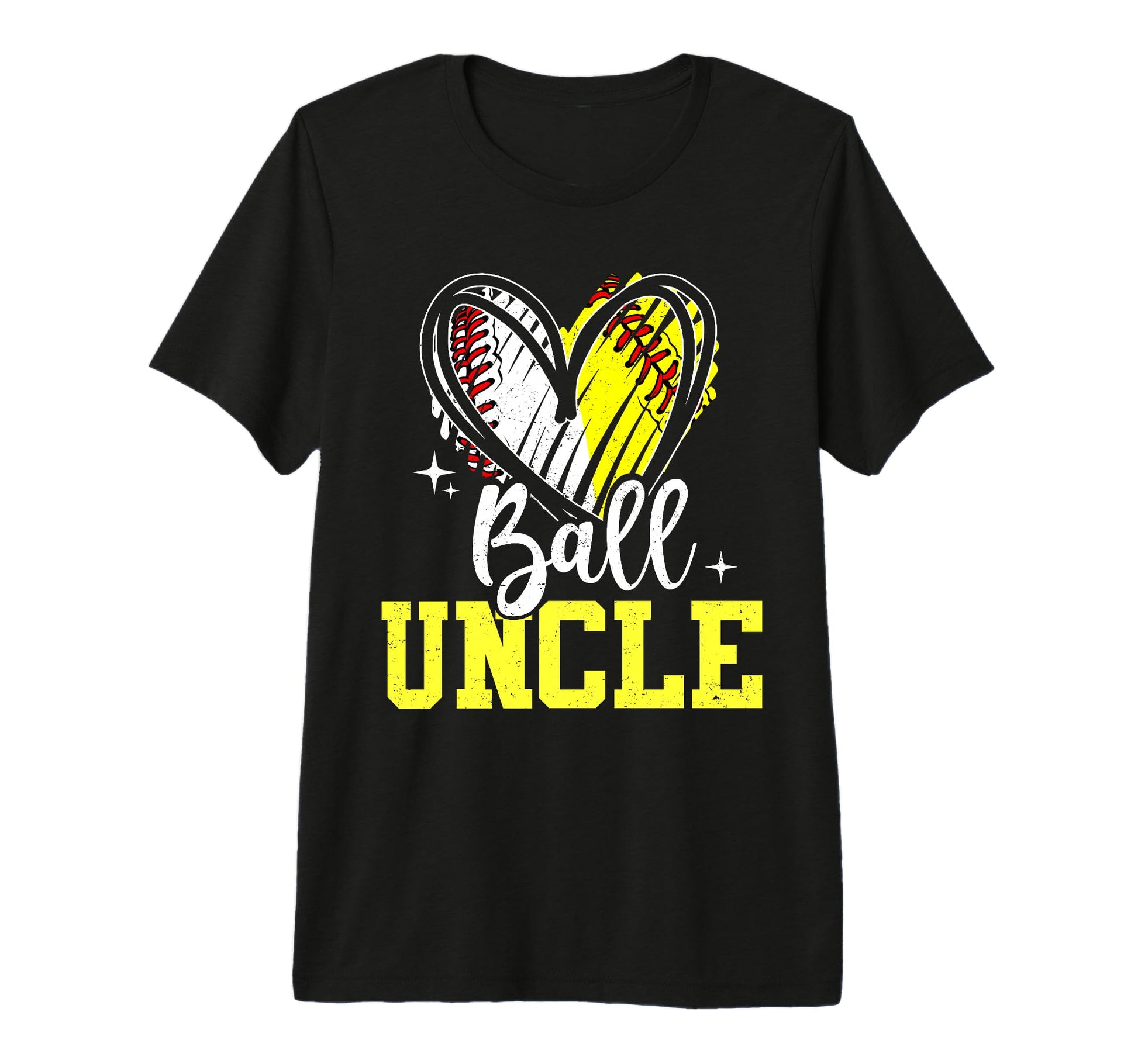 Ball Uncle Softball Baseball Tri T-Shirt - Aesthetic Graphic for Adults - T-Shirt, Sweatshirt, Hoodie