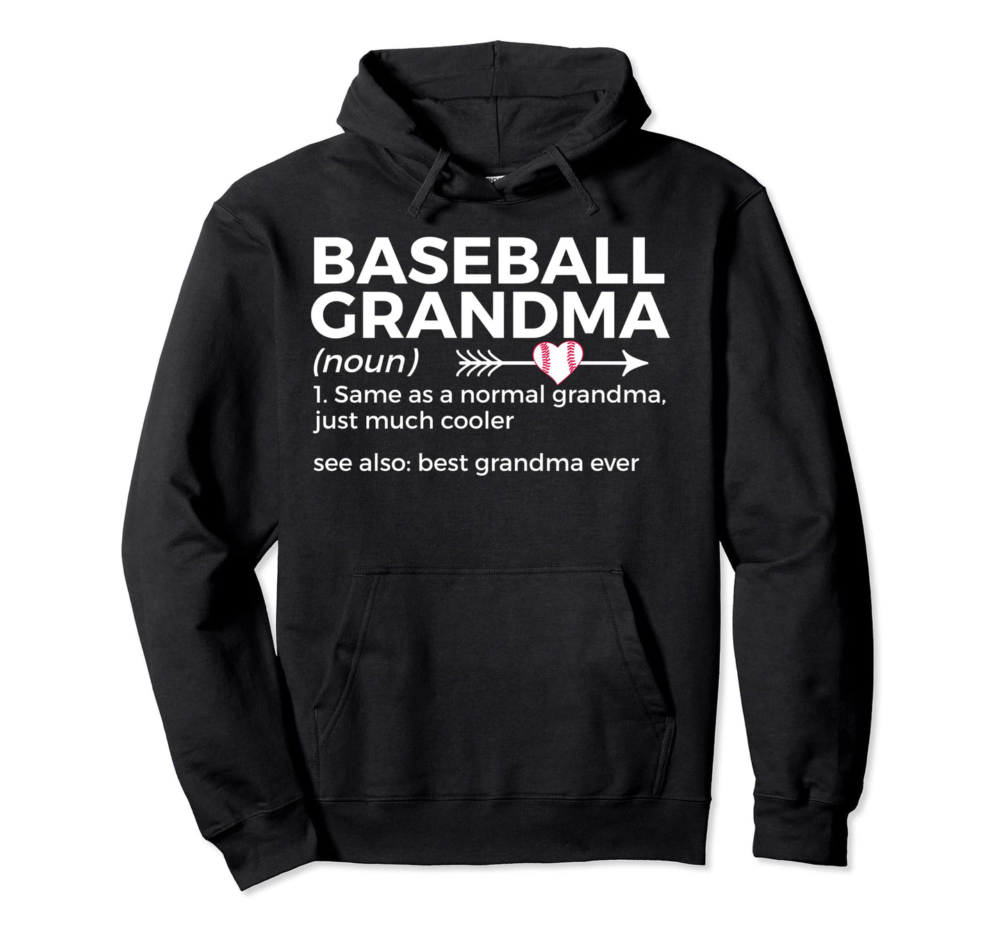 Baseball Grandma Definition Best Hoodie - Aesthetic Graphic Men Women - T-Shirt, Sweatshirt, Hoodie