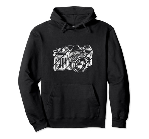 Camera Photography Lover Photographer Hoodie - Streetwear Style for Adults - T-Shirt, Sweatshirt, Hoodie