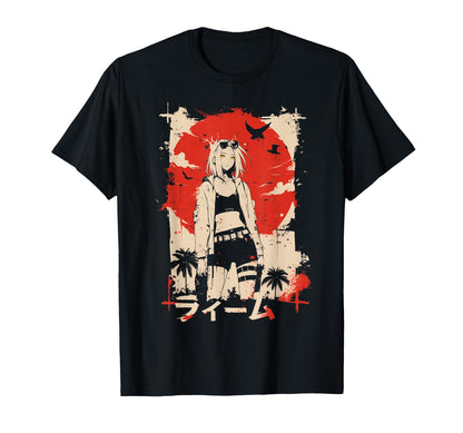 Goth Grunge Demon Anime Waifu T-Shirt - Fun Novelty Design for Adults - T-Shirt, Sweatshirt, Hoodie